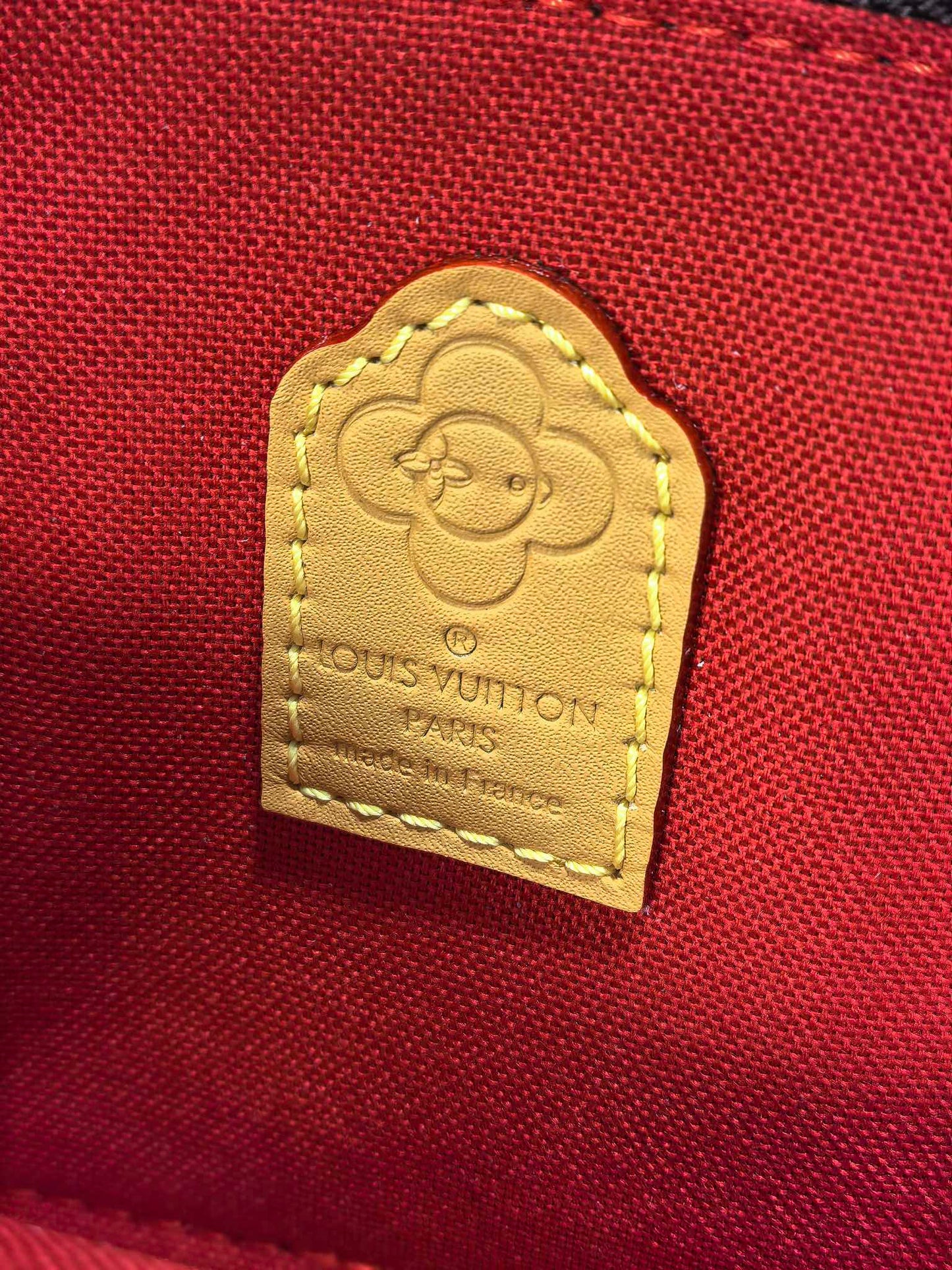 LV 25S NANO ALMA 18 IN BROWN MONOGRAM CANVAS PRINTED WITH THE VIVIENNE MASCOT