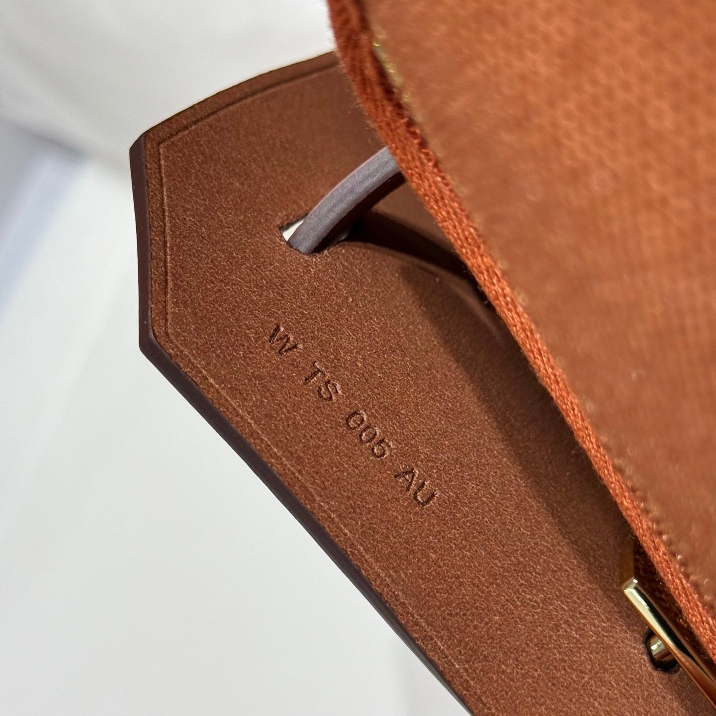 HERMES 25S MINI HERBAG 20 IN COPPER BROWN CANVAS GOLD HARDWARE