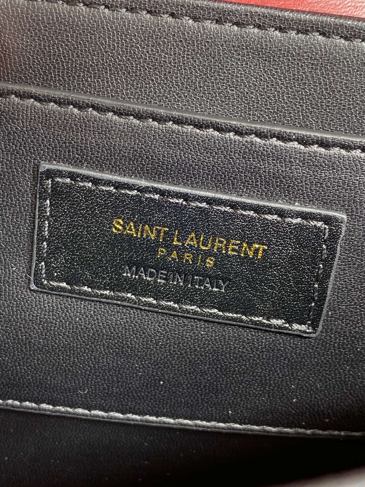 SOLFERINO SMALL SATCHEL 19 IN SCARLET RED CALFSKIN GOLD HARDWARE