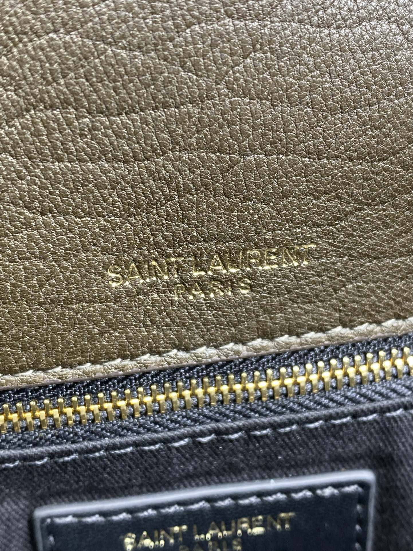 CALYPSO 36 CHAIN BAG IN DARK GREEN LAMBSKIN