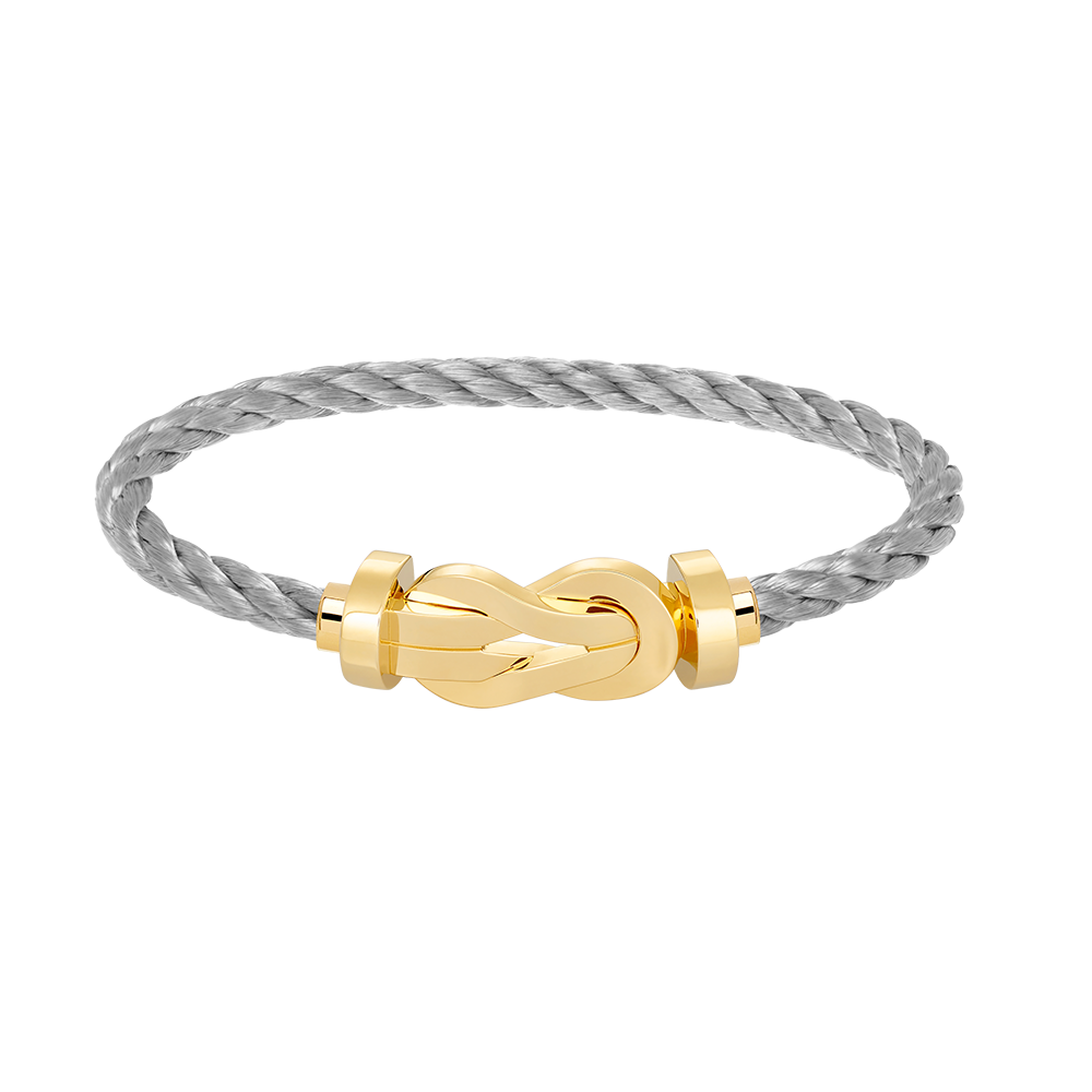 [AURORA]CHANCE LARGE 8 FIGURE BUCKLE NO DIAMOND BRACELET GOLD