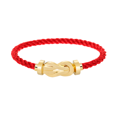 [AURORA]CHANCE LARGE 8 FIGURE BUCKLE NO DIAMOND BRACELET GOLD