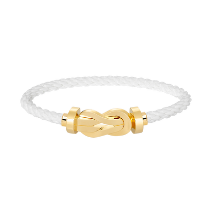 [AURORA]CHANCE LARGE 8 FIGURE BUCKLE NO DIAMOND BRACELET GOLD