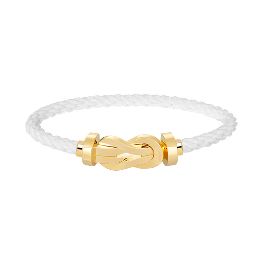[AURORA]CHANCE LARGE 8 FIGURE BUCKLE NO DIAMOND BRACELET GOLD