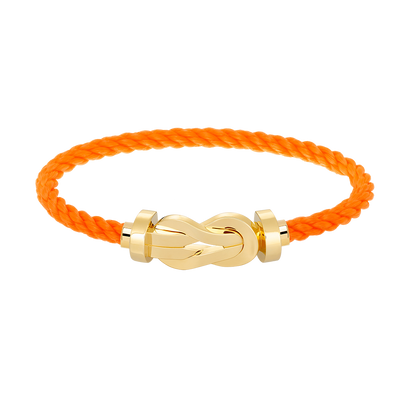 [AURORA]CHANCE LARGE 8 FIGURE BUCKLE NO DIAMOND BRACELET GOLD