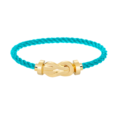 [AURORA]CHANCE LARGE 8 FIGURE BUCKLE NO DIAMOND BRACELET GOLD