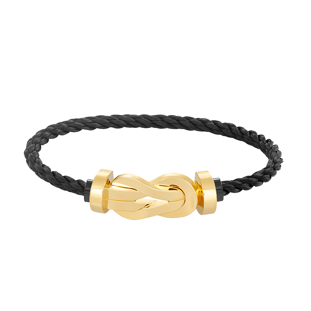 [AURORA]CHANCE LARGE 8 FIGURE BUCKLE NO DIAMOND BRACELET GOLD