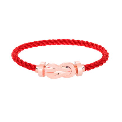 [AURORA]CHANCE LARGE 8 FIGURE BUCKLE NO DIAMOND BRACELET ROSE GOLD