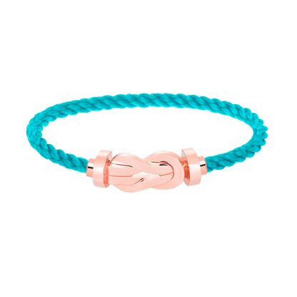 [AURORA]CHANCE LARGE 8 FIGURE BUCKLE NO DIAMOND BRACELET ROSE GOLD