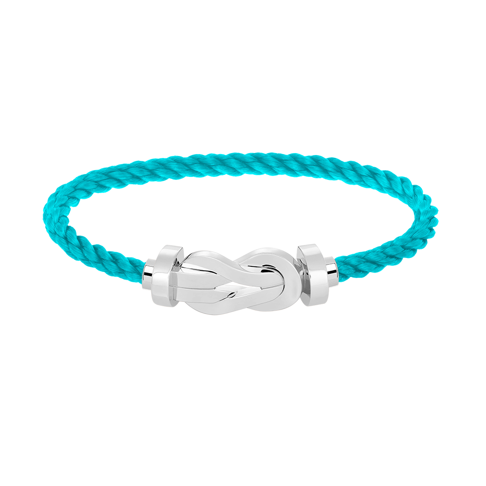 [AURORA]CHANCE LARGE 8 FIGURE BUCKLE NO DIAMOND BRACELET SILVER