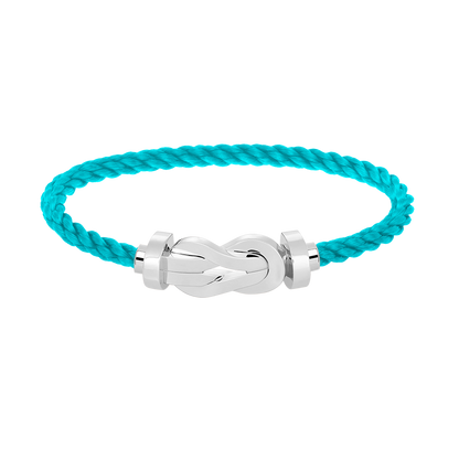 [AURORA]CHANCE LARGE 8 FIGURE BUCKLE NO DIAMOND BRACELET SILVER