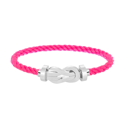 [AURORA]CHANCE LARGE 8 FIGURE BUCKLE NO DIAMOND BRACELET SILVER