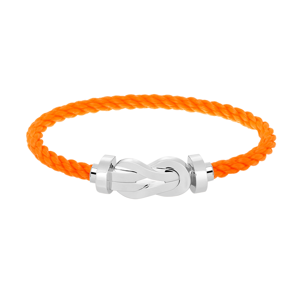 [AURORA]CHANCE LARGE 8 FIGURE BUCKLE NO DIAMOND BRACELET SILVER