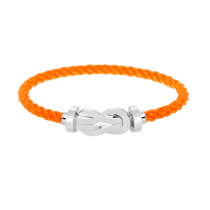 [AURORA]CHANCE LARGE 8 FIGURE BUCKLE NO DIAMOND BRACELET SILVER