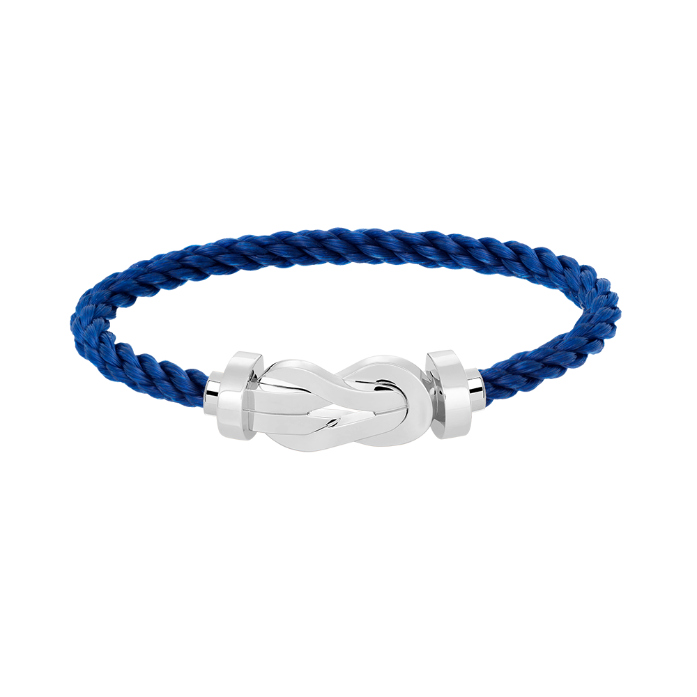 [AURORA]CHANCE LARGE 8 FIGURE BUCKLE NO DIAMOND BRACELET SILVER