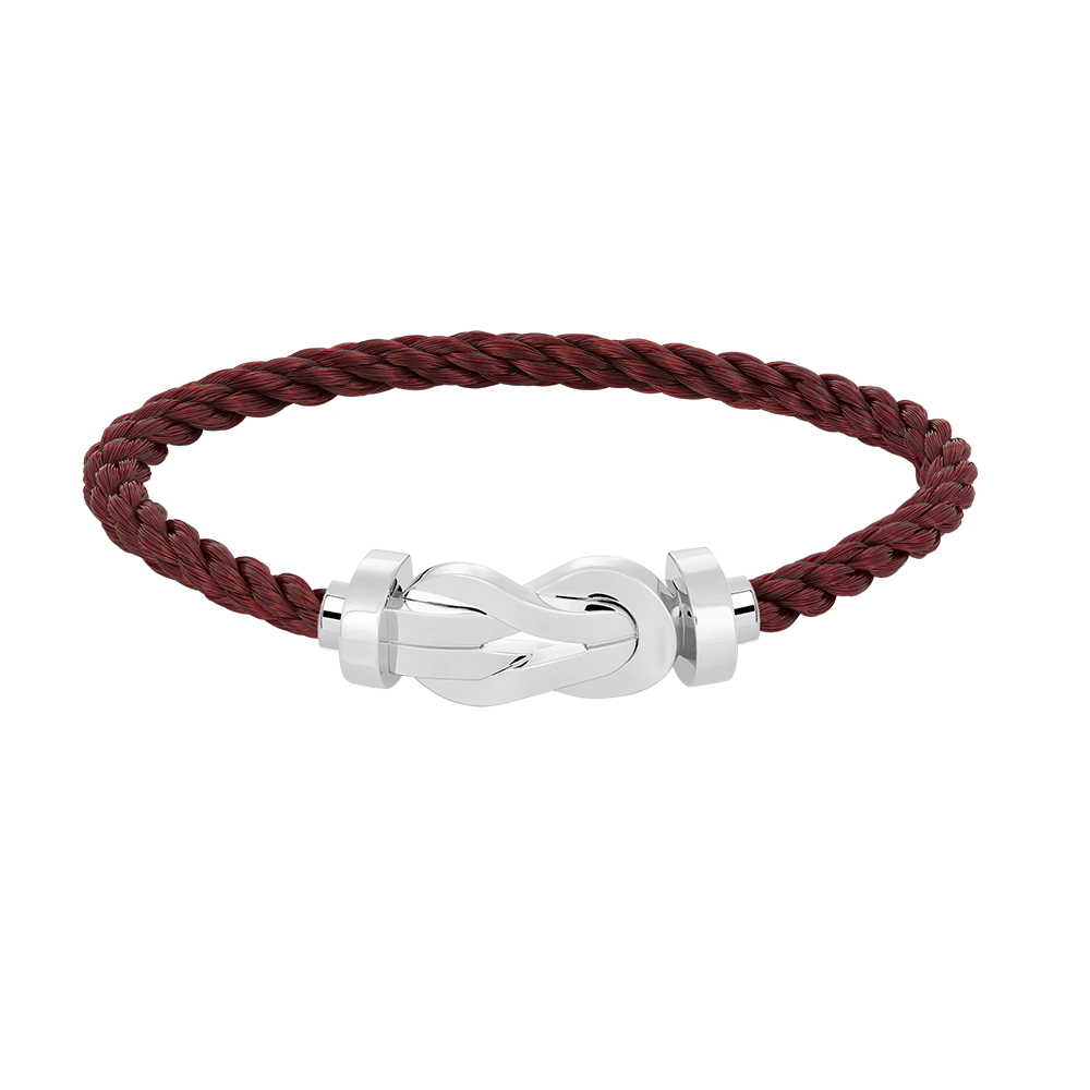 [AURORA]CHANCE LARGE 8 FIGURE BUCKLE NO DIAMOND BRACELET SILVER