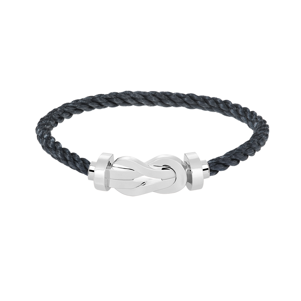 [AURORA]CHANCE LARGE 8 FIGURE BUCKLE NO DIAMOND BRACELET SILVER