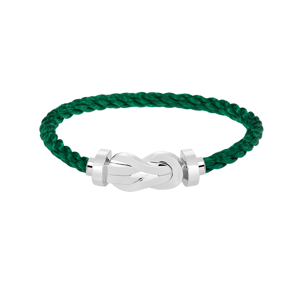 [AURORA]CHANCE LARGE 8 FIGURE BUCKLE NO DIAMOND BRACELET SILVER