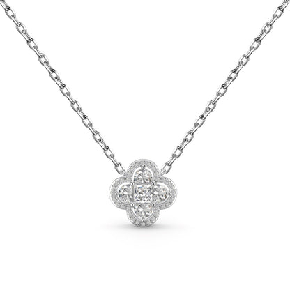 [AURORA]Spliced Lucky Four-Leaf Clover Versatile Necklace