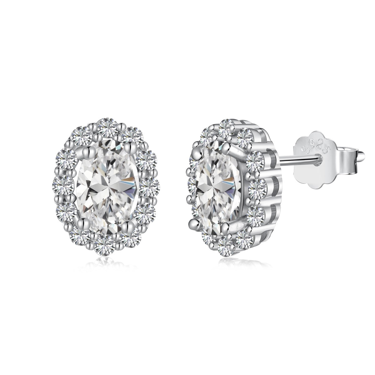 [AURORA]Delicate Unique Oval Cut Daily Earrings
