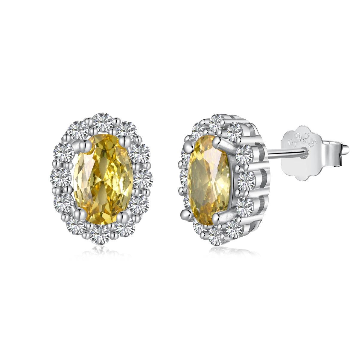 [AURORA]Delicate Unique Oval Cut Daily Earrings
