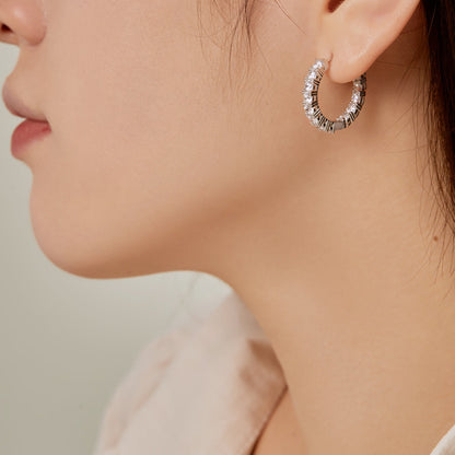[AURORA]Unique Round Cut Daily Earrings