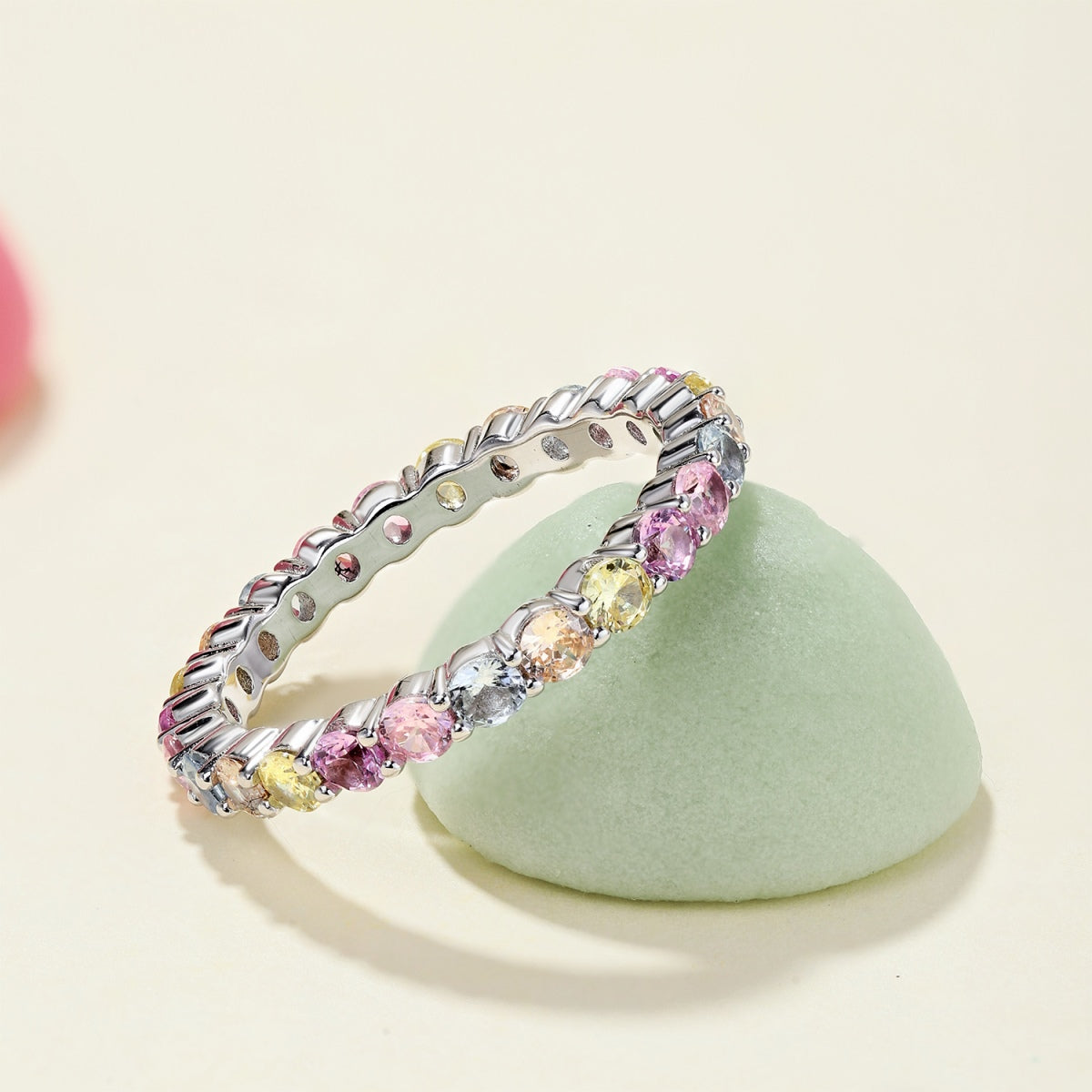 [AURORA]Dazzling Resplendent Round Cut Party Ring