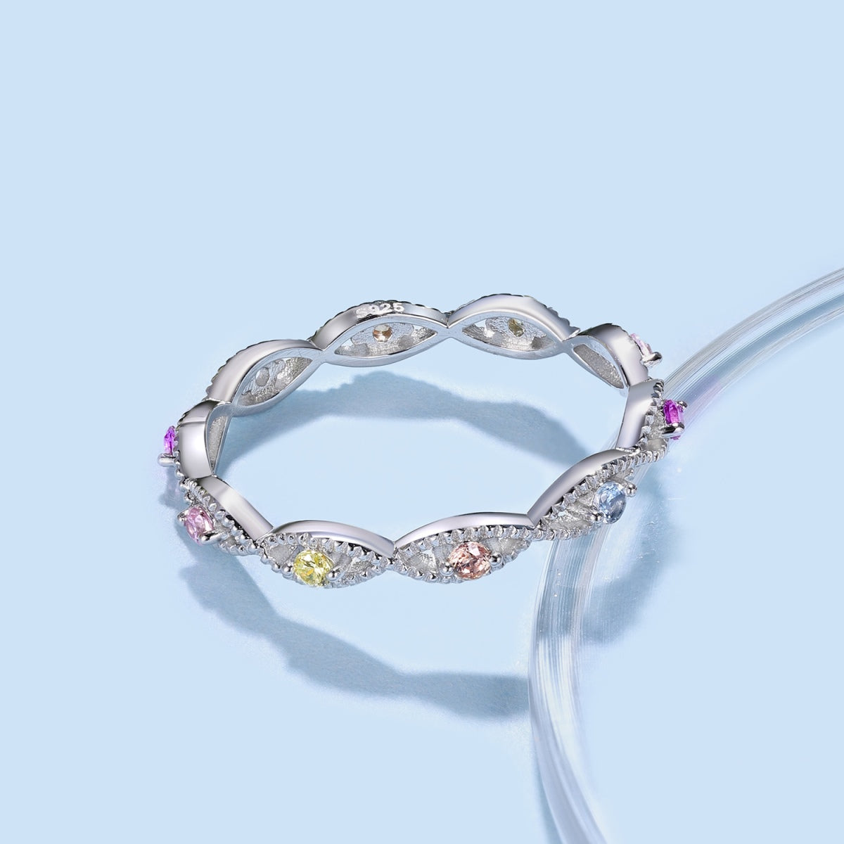 [AURORA]Elegant Energetic Round Cut Daily Ring