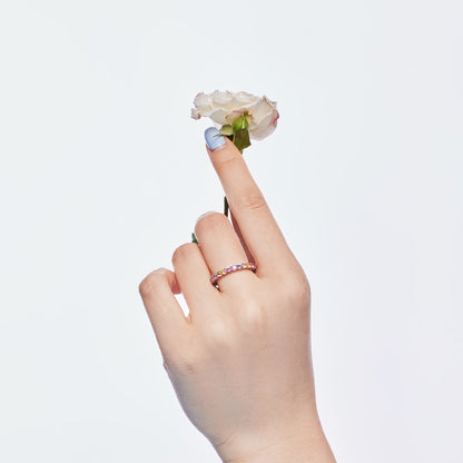 [AURORA]Dazzling Resplendent Round Cut Party Ring