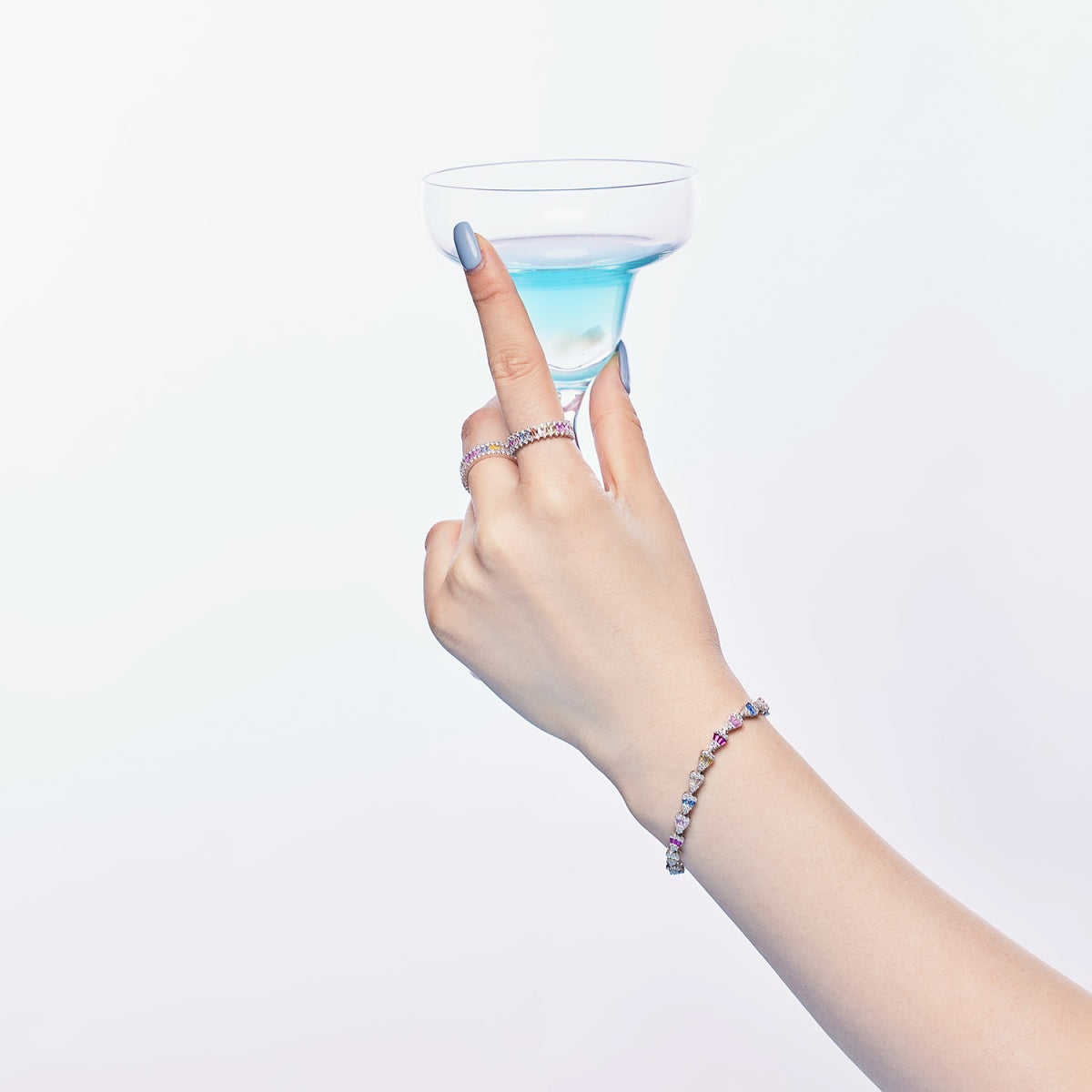 [AURORA]Radiant Water Drop Shape Daily Bracelet