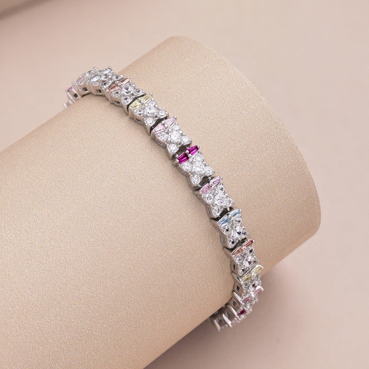 [AURORA]Unique Colorful Flower Shape Daily Bracelet