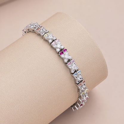 [AURORA]Unique Colorful Flower Shape Daily Bracelet