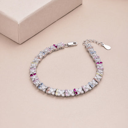 [AURORA]Unique Colorful Flower Shape Daily Bracelet