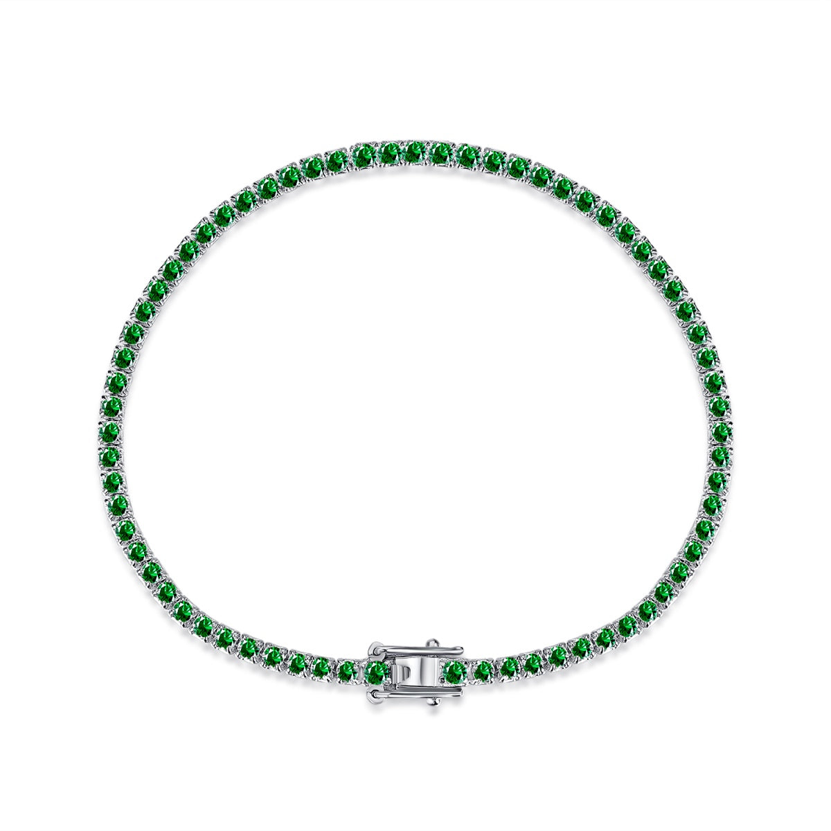 [AURORA]Dazzling Colorful Round Cut Daily Bracelet
