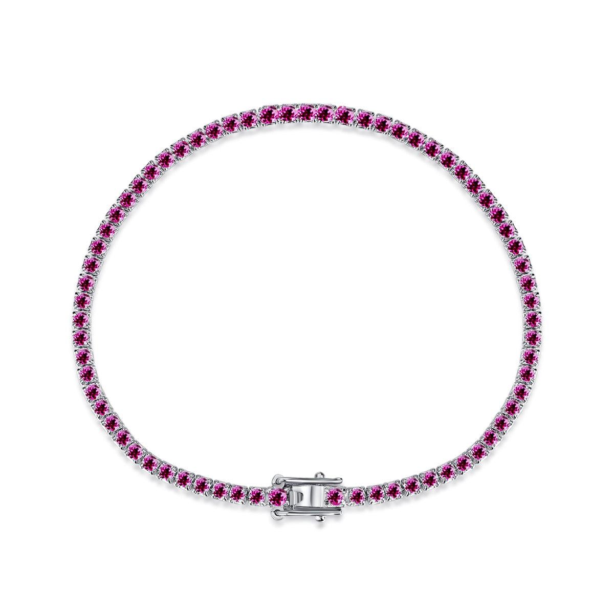 [AURORA]Dazzling Colorful Round Cut Daily Bracelet