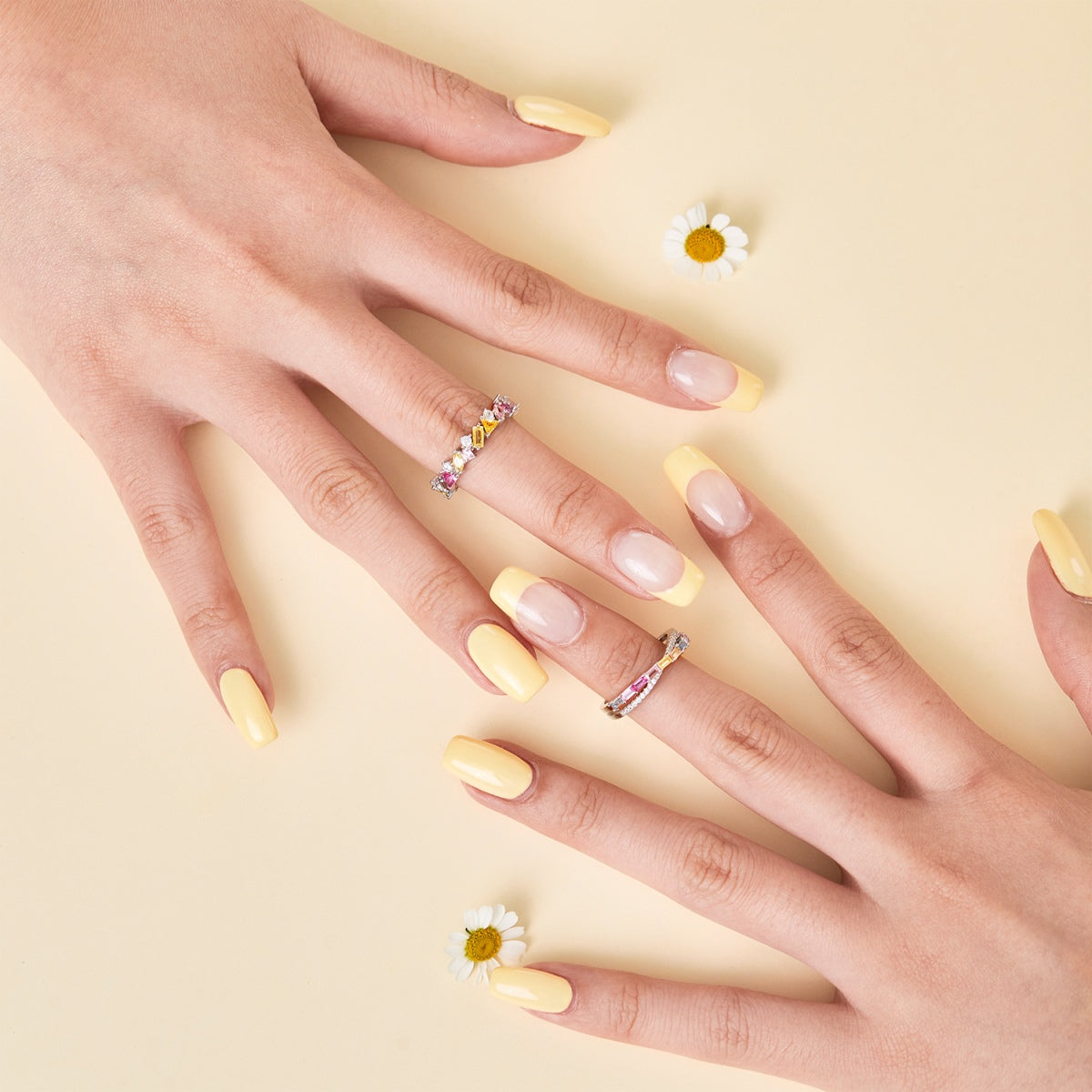 [AURORA]Energetic Elegant Radiant Cut Party Ring