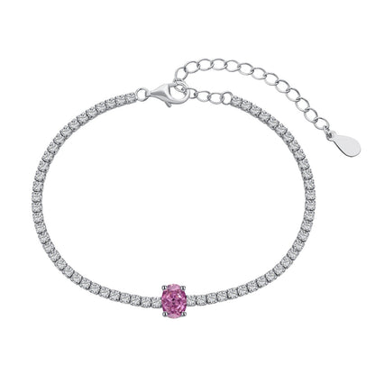[AURORA]0.75 Carat Exquisite Oval Cut Daily Bracelet