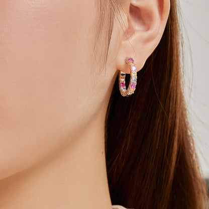 [AURORA]Unique Round Cut Daily Earrings