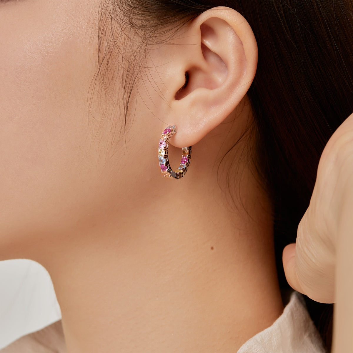 [AURORA]Unique Round Cut Daily Earrings