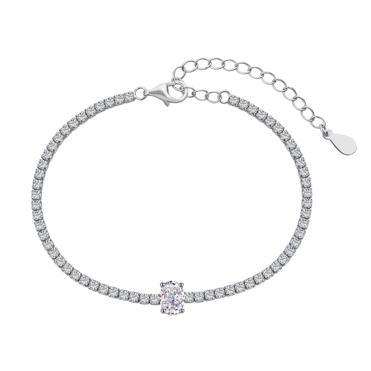 [AURORA]0.75 Carat Exquisite Oval Cut Daily Bracelet