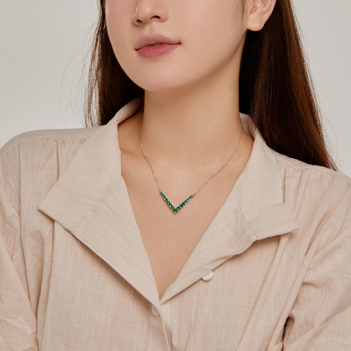 [AURORA]Ornate Round Cut Necklace