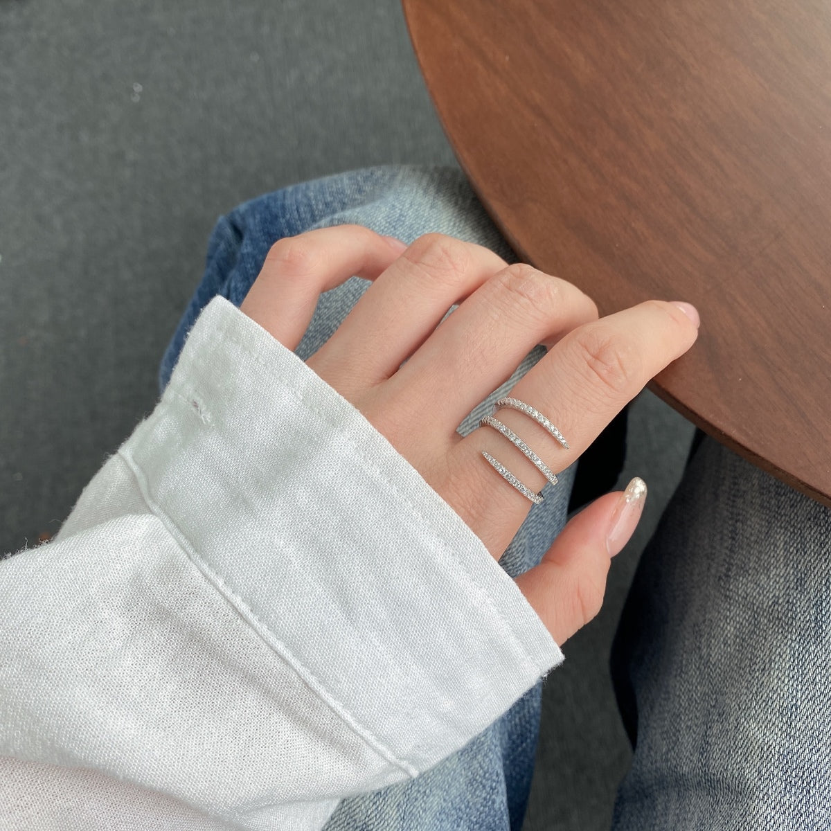 [AURORA]Unique Vibrant Entangle Daily Ring