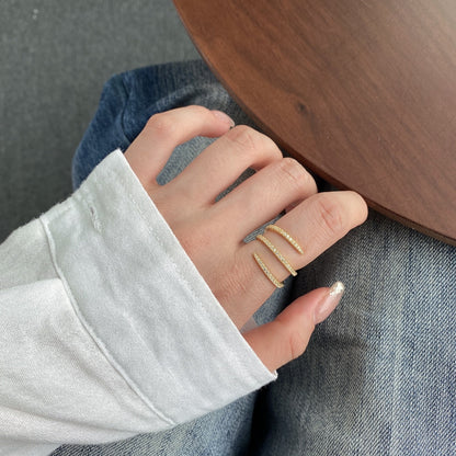 [AURORA]Unique Vibrant Entangle Daily Ring
