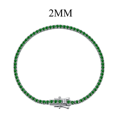 [AURORA]Radiant Colorful Round Cut Party Bracelet