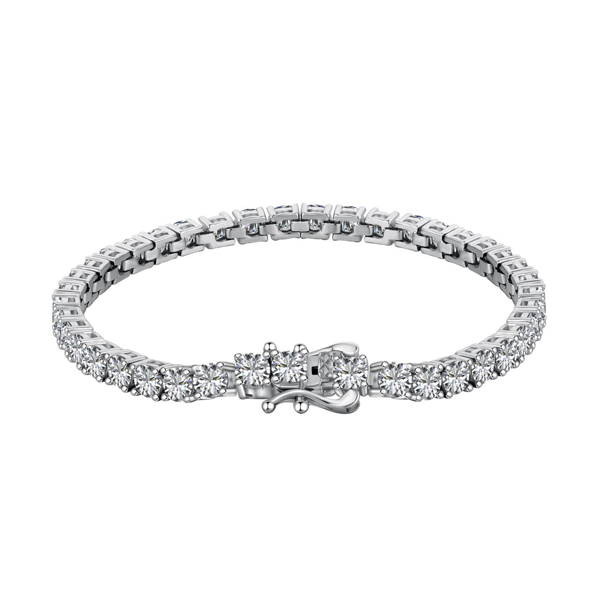 [AURORA]Luxurious Ornate Round Cut Tennis Bracelet