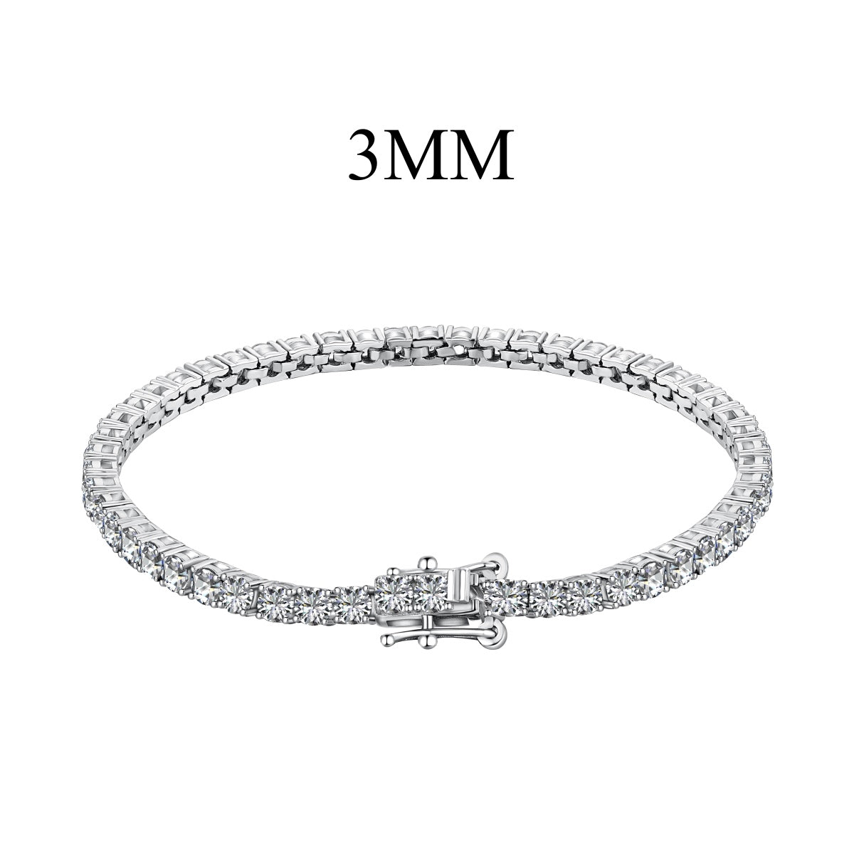 [AURORA]Radiant Colorful Round Cut Party Bracelet