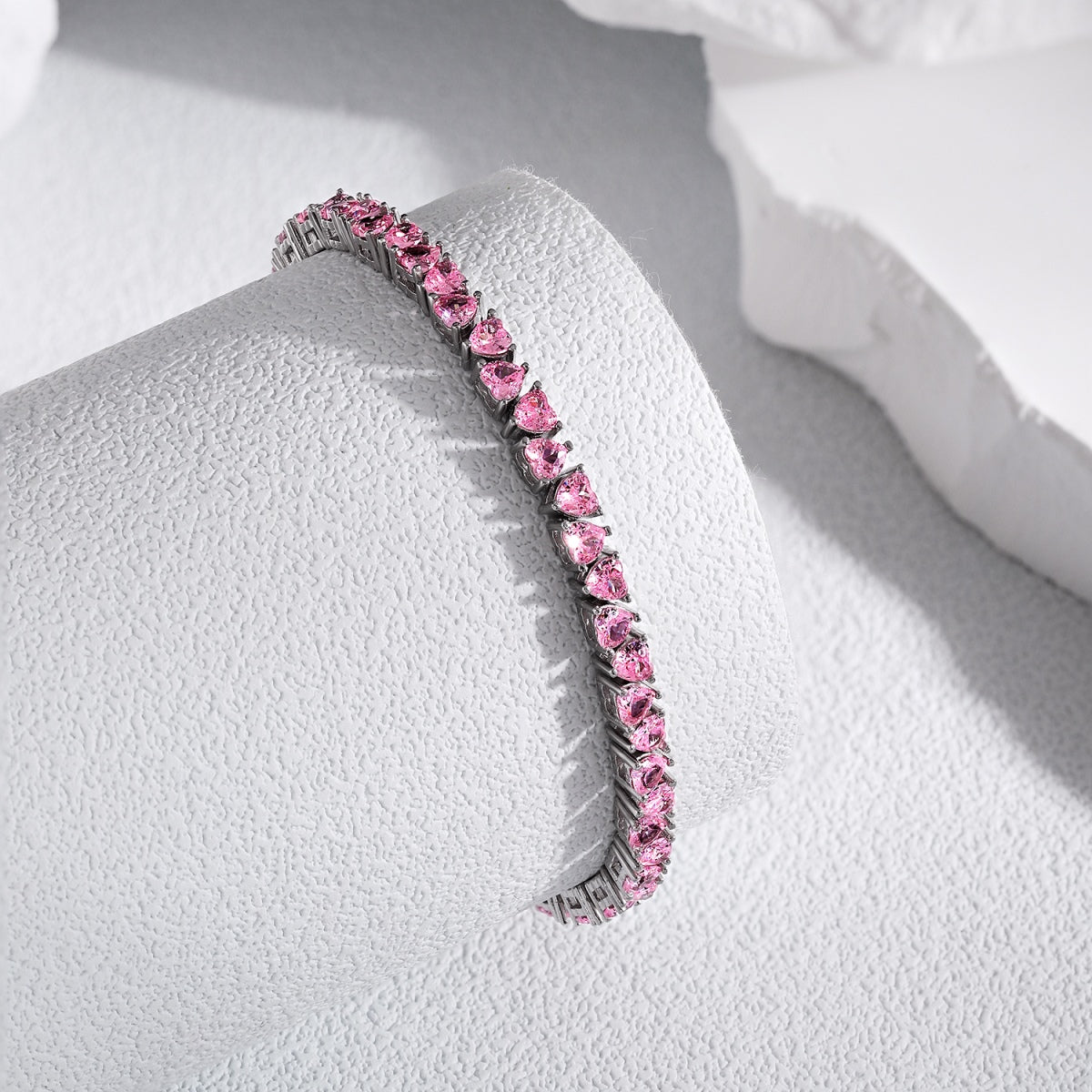 [AURORA]Dazzling Romantic Heart Bracelet