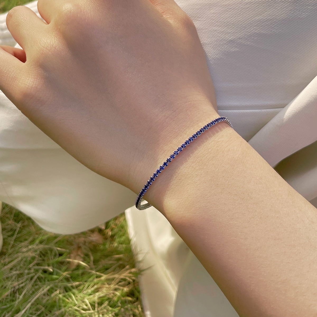[AURORA]Radiant Colorful Round Cut Party Bracelet