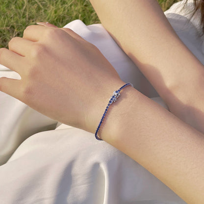 [AURORA]Radiant Colorful Round Cut Party Bracelet