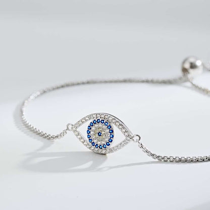 [AURORA]Dazzling Eye Shape Necklace